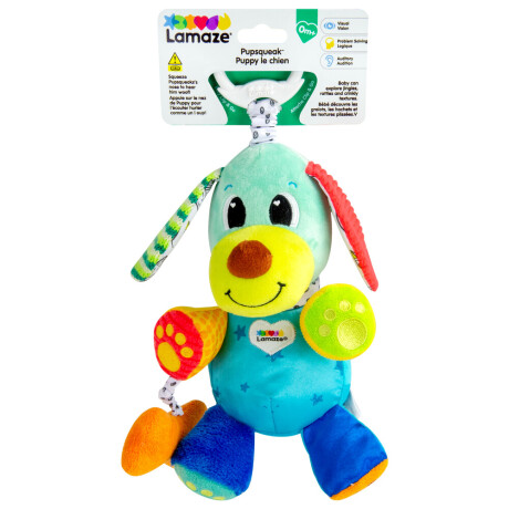 Colgante perro con sonidos y texturas Colgante perro con sonidos y texturas