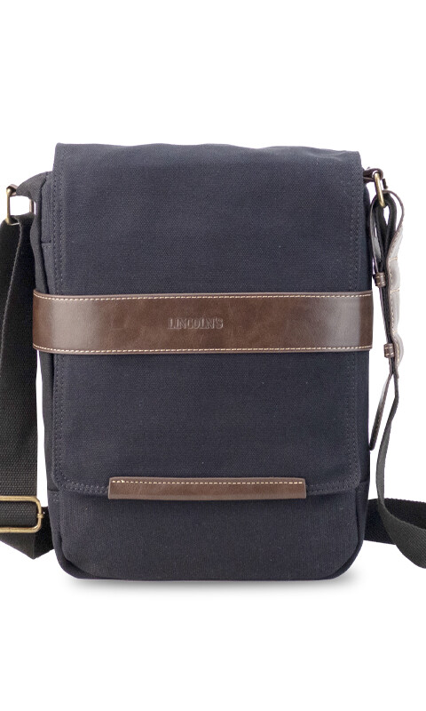 MATERA C/TAPA GUINEA - CANVAS NEGRO