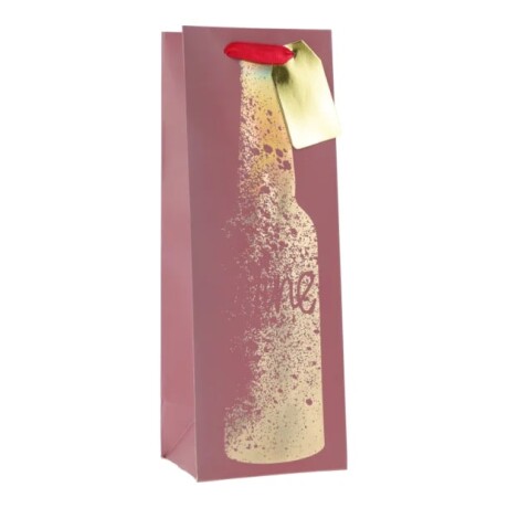 Bolsa Botella Top Pastel con Botella Violeta