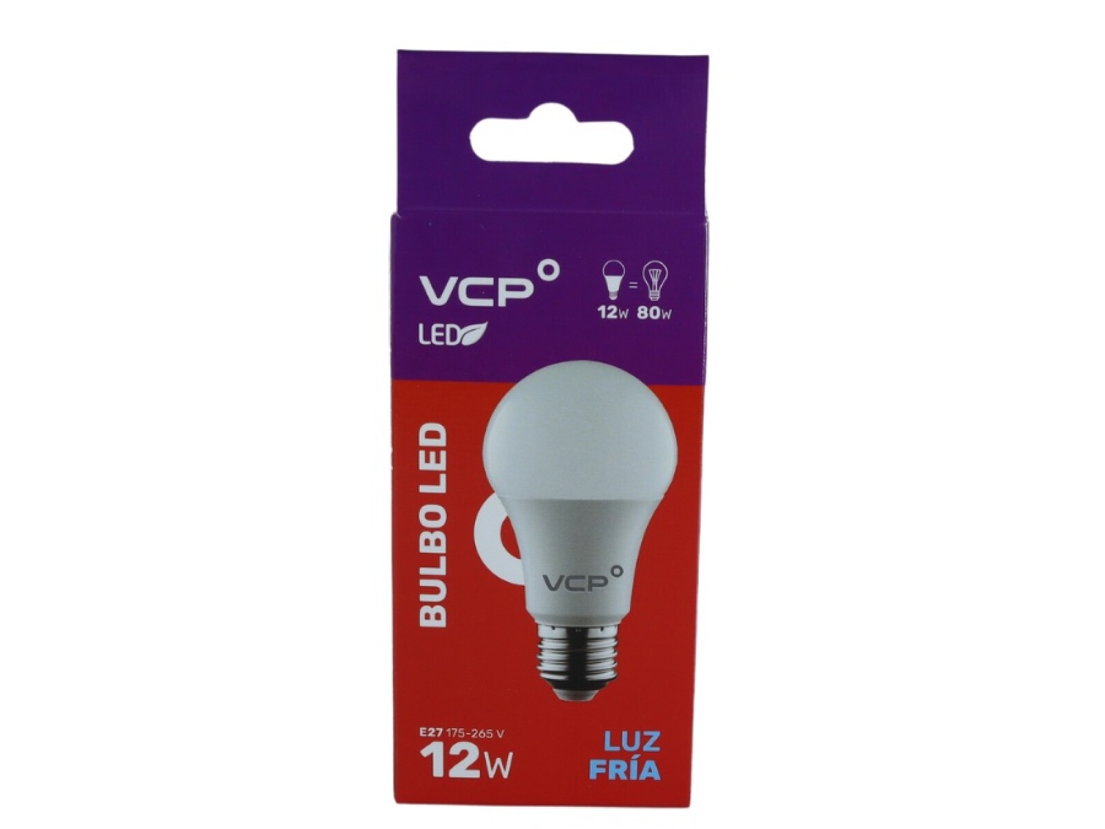 LAMPARA LED BULBO 12W E27 6500K 