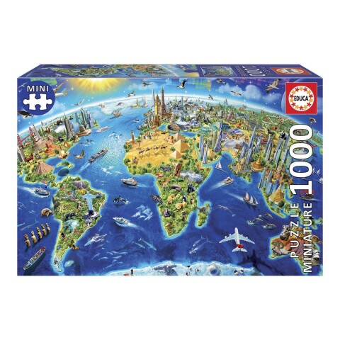 Puzzle Educa Rompecabeza Monumentos Del Mundo 1000 Piezas Puzzle Educa Rompecabeza Monumentos Del Mundo 1000 Piezas