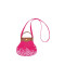 Longchamp -Cartera de red mini, Le pliage Filet Fucsia