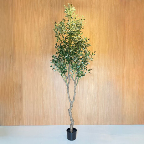 Planta Artificial Con Maceta Ceramica 2.1M Planta Artificial Con Maceta Ceramica 2.1M