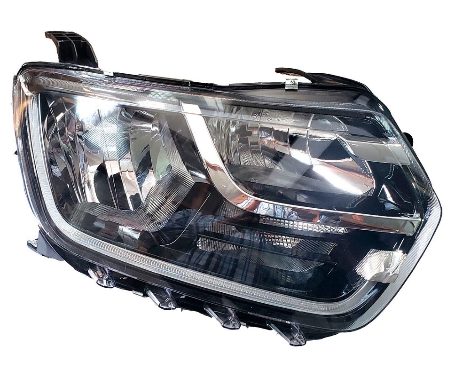 SEMIOPTICAS RENAULT DUSTER H1 H7 DER CON DRL LED - 