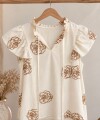 Blusa Roxie manteca