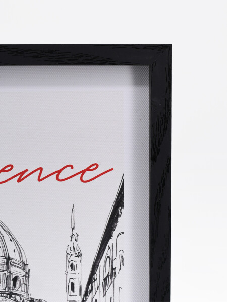 CUADRO FLO CON MARCO ESTAMPADO 1