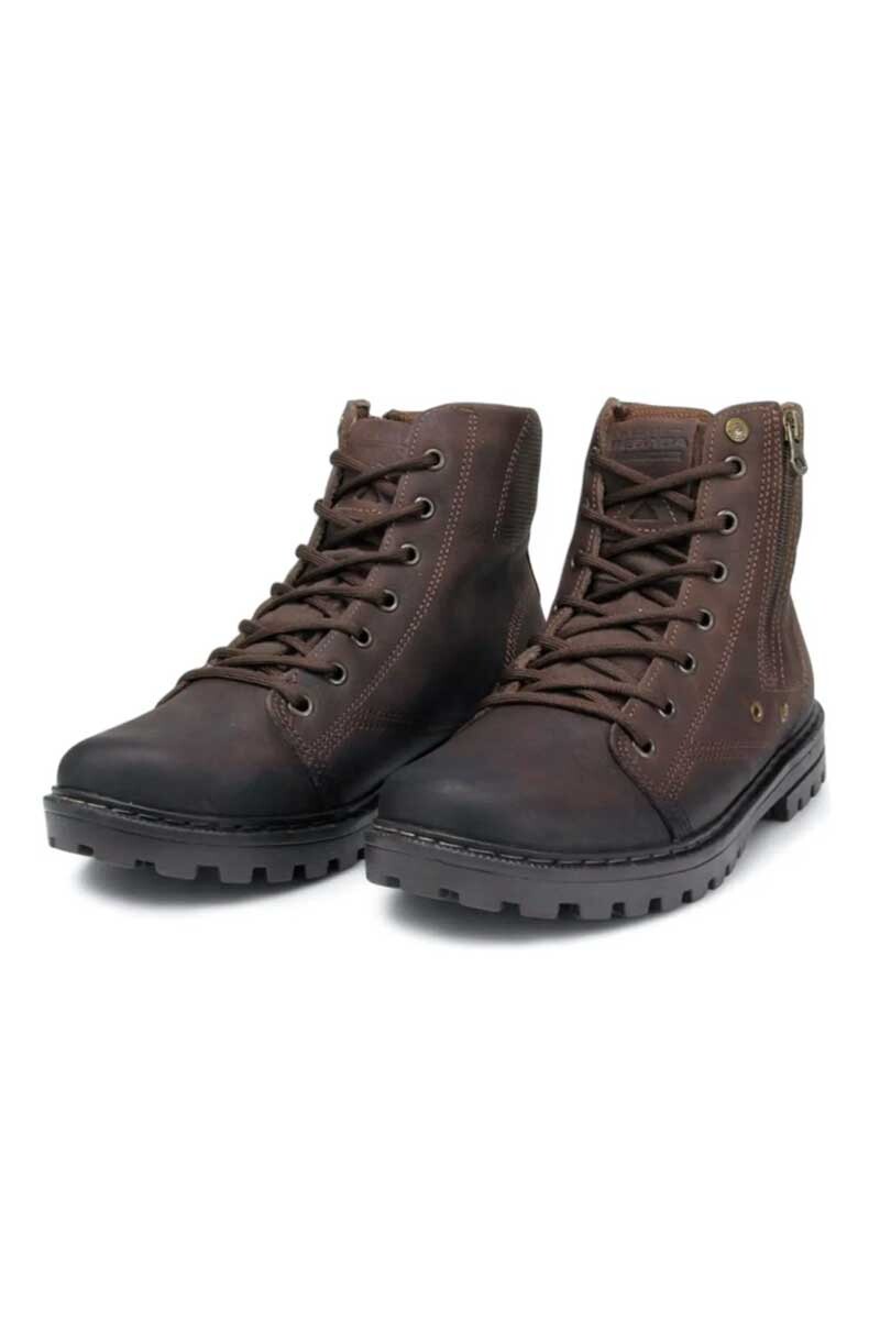 BOTA PEGADA CUERO 181506 Marron