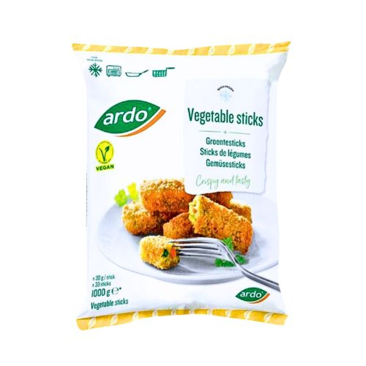 Sticks de Vegetales Ardo - 1 kg 