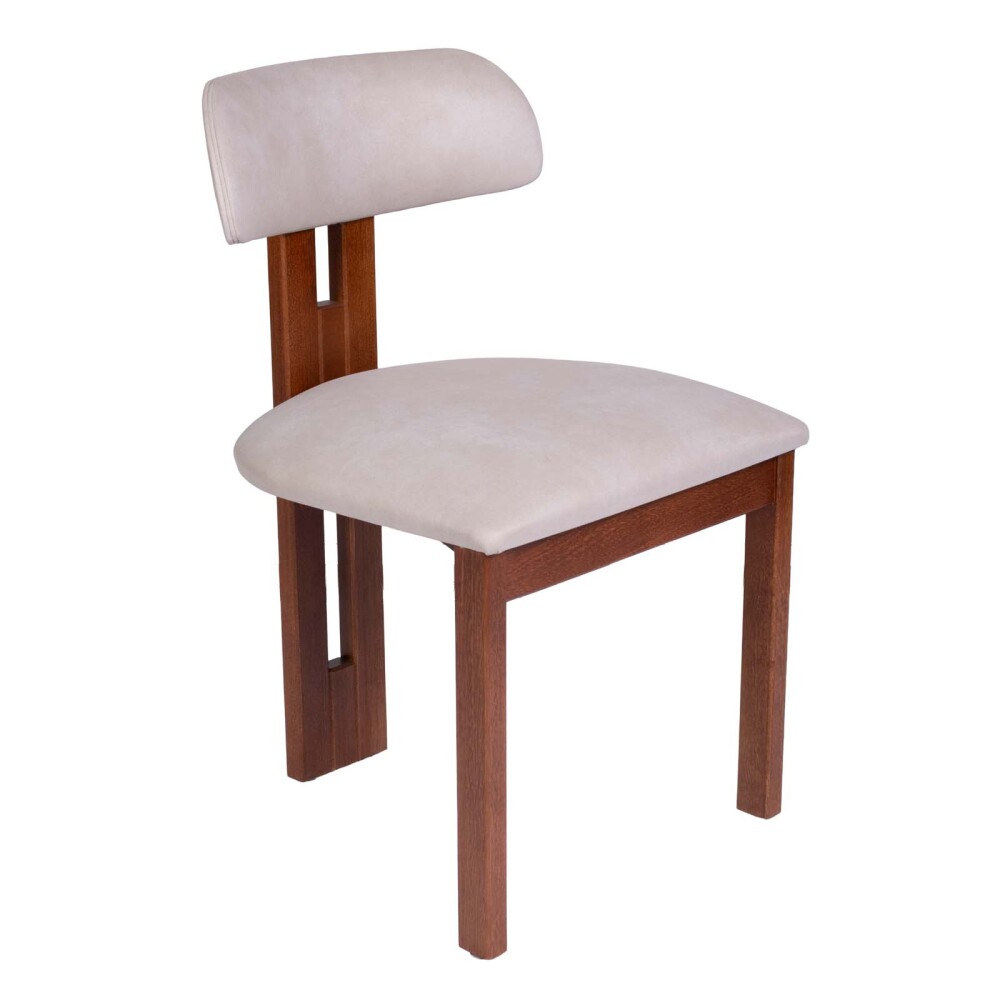 SILLA DE COMEDOR EUCALIPTO MARRON DORIA