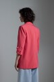 Blazer recto fucsia