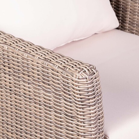 BUTACA GIRATORIA RATTAN-SINTETICO NATURAL-BEIGE COZUMEL