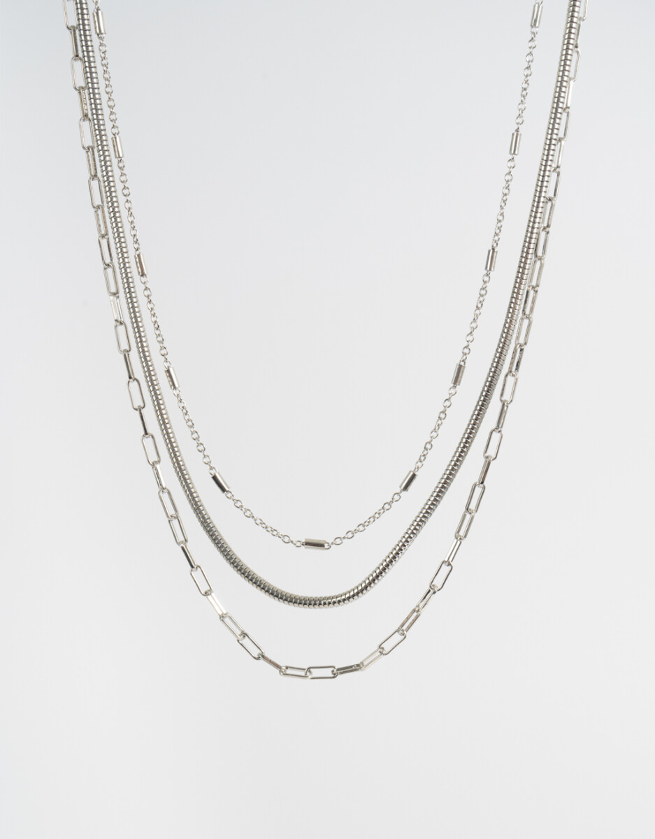 Collar Corto De Metal 