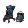 Coche de bebé y silla para auto Baby Trend Tango Travel System Negro con verde