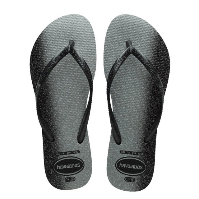 Sandalias de Mujer Havaianas Slim Gloss Negro