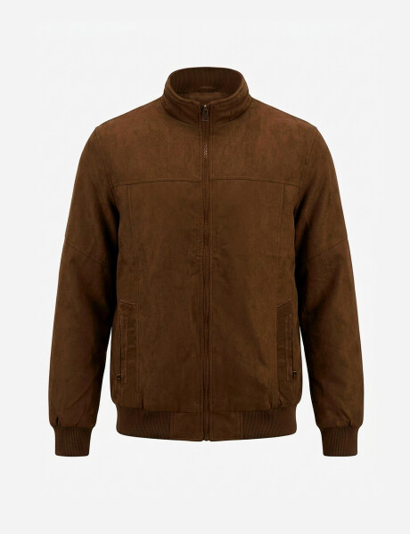 Campera suede Rune camel