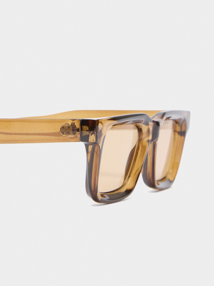 Gafas De Sol Cuadradas marron