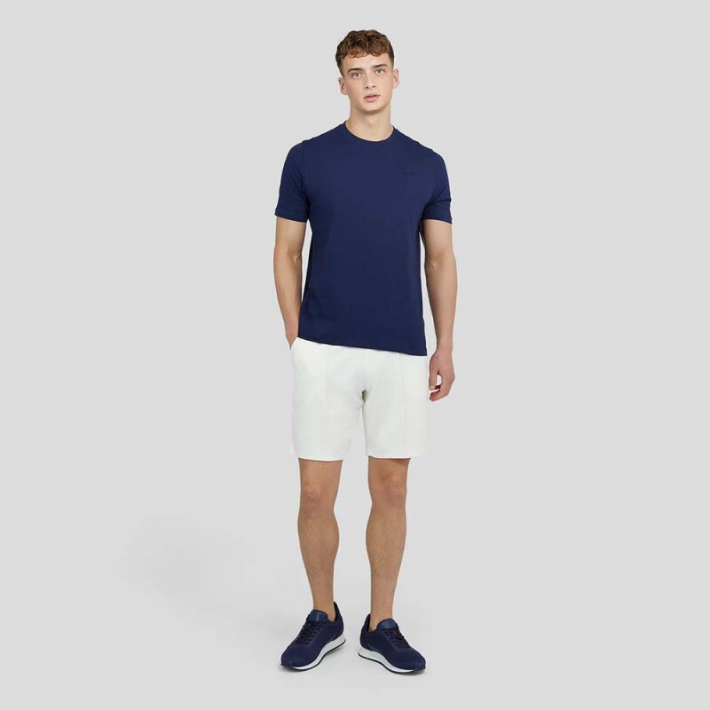 Embroidered Logo Tee - Hombre White