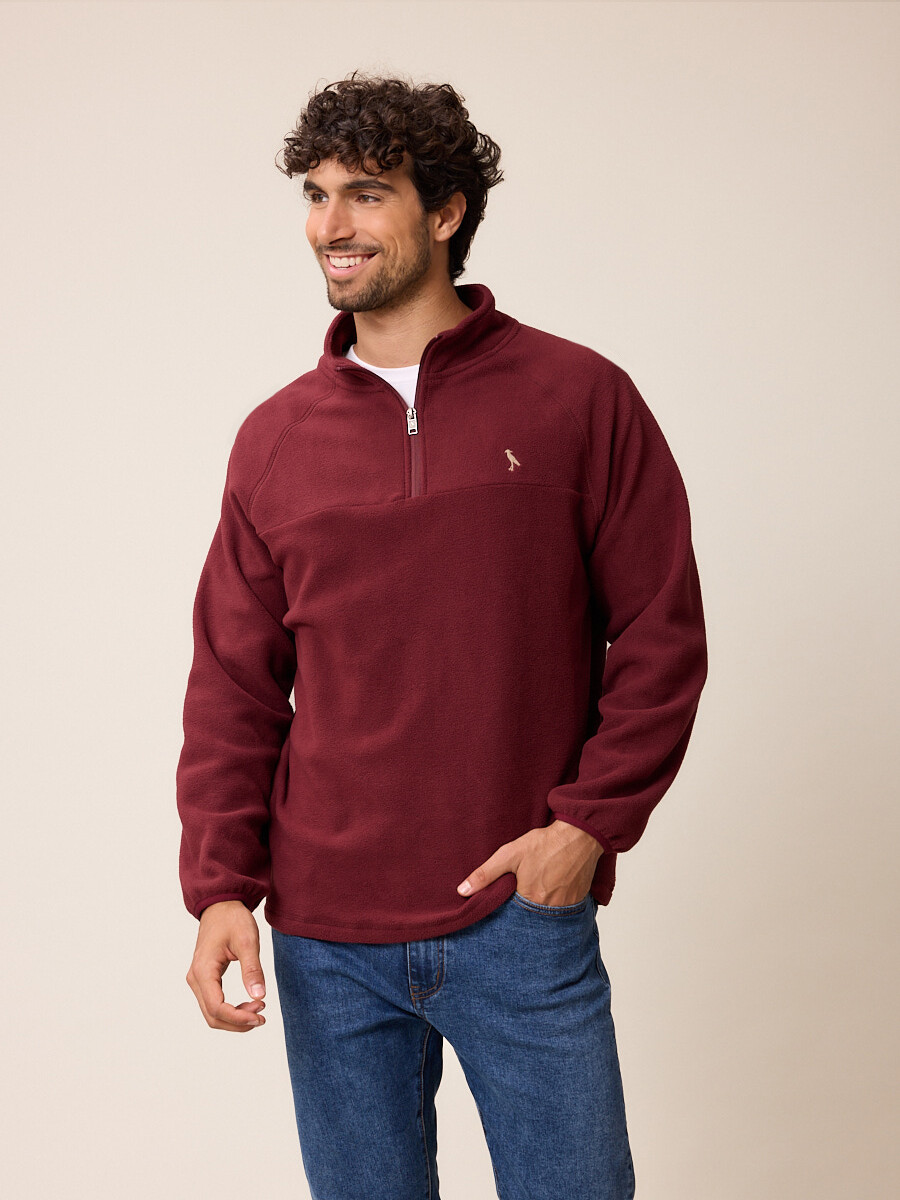 SWEATER M/C RANIM POLANCO - Vino 