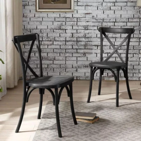 Silla Vienesa de Jardin NEGRO