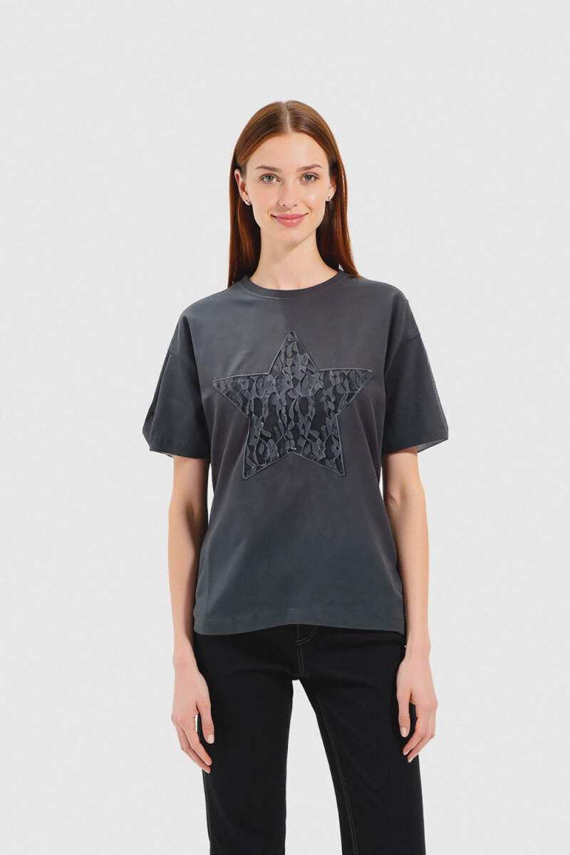 Remera Ives - Gris Topo 