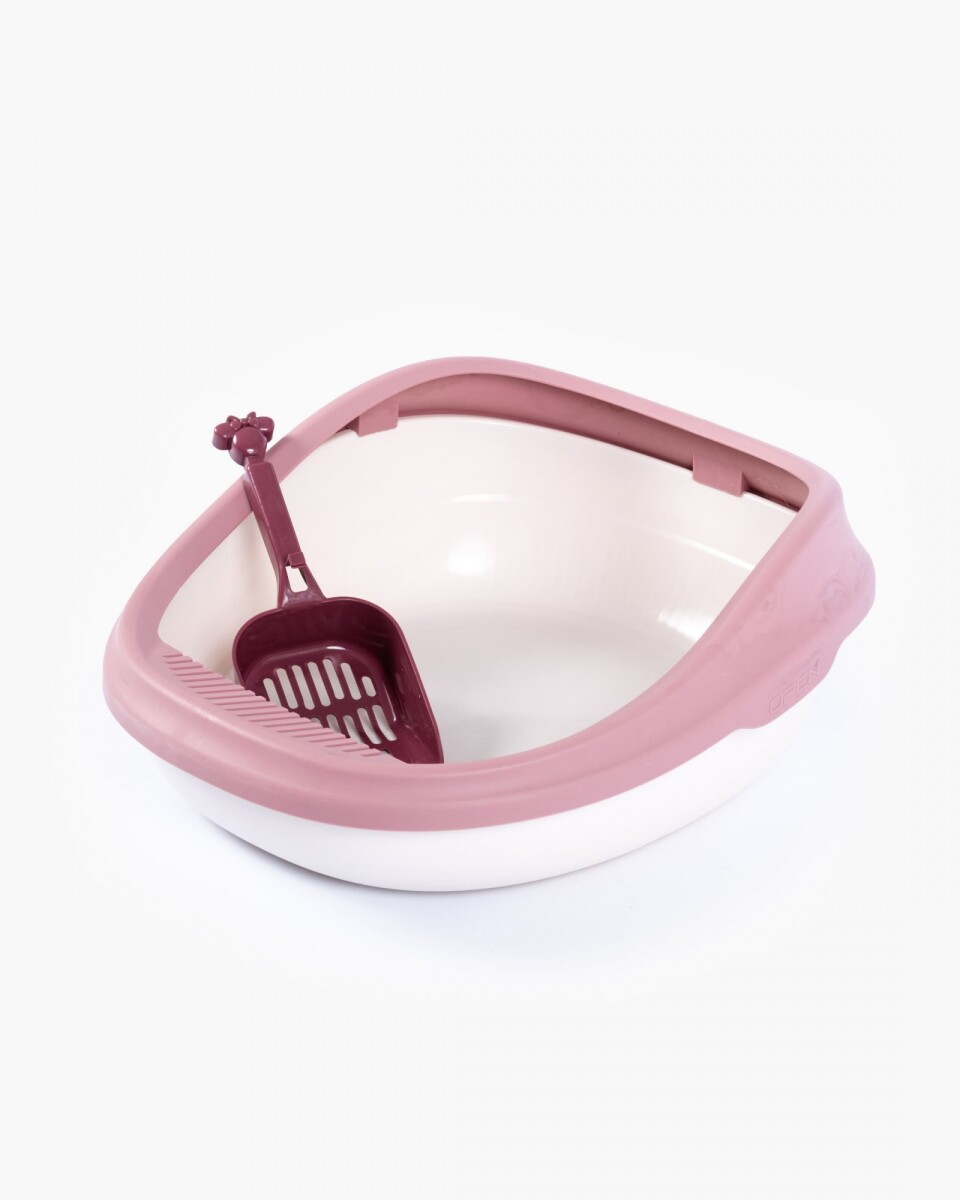 Bandeja sanitaria de gato NORDICMedidas 42 * 36 * 18CM, 465g Rosa/Verde/Gris - Bandeja Sanitaria De Gato Nordicmedidas 42 * 36 * 18cm, 465g rosa/verde/gris 