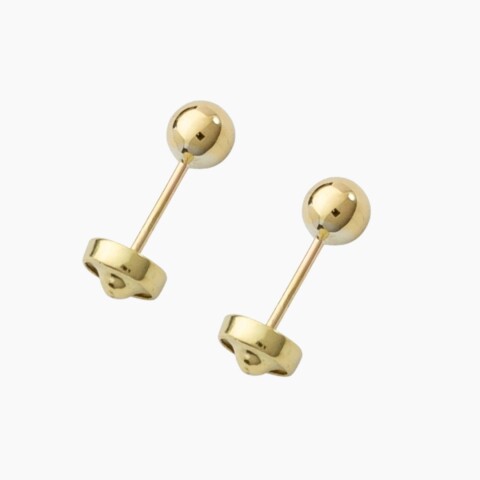 Caravanas para bebé en oro 18K Caravanas Para Bebé En Oro 18k