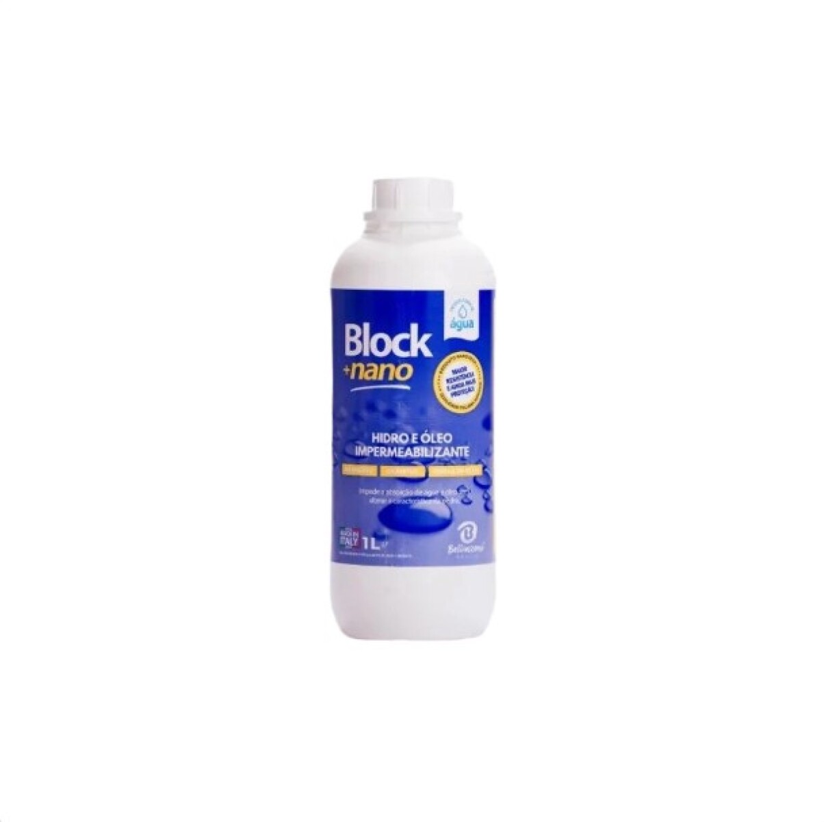 Block + Nano Impermeabilizante a base de Agua 1lt Bellinzoni 