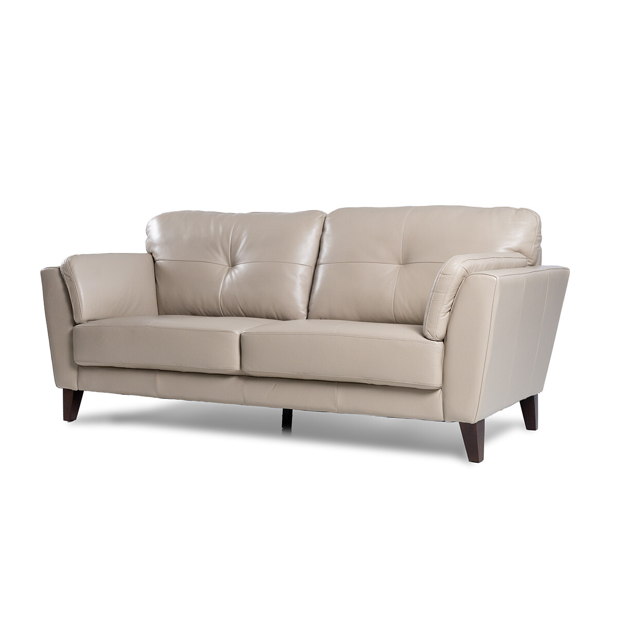Sofá Boris - Cuero Básico - 3 cuerpos - 519 (Beige) 