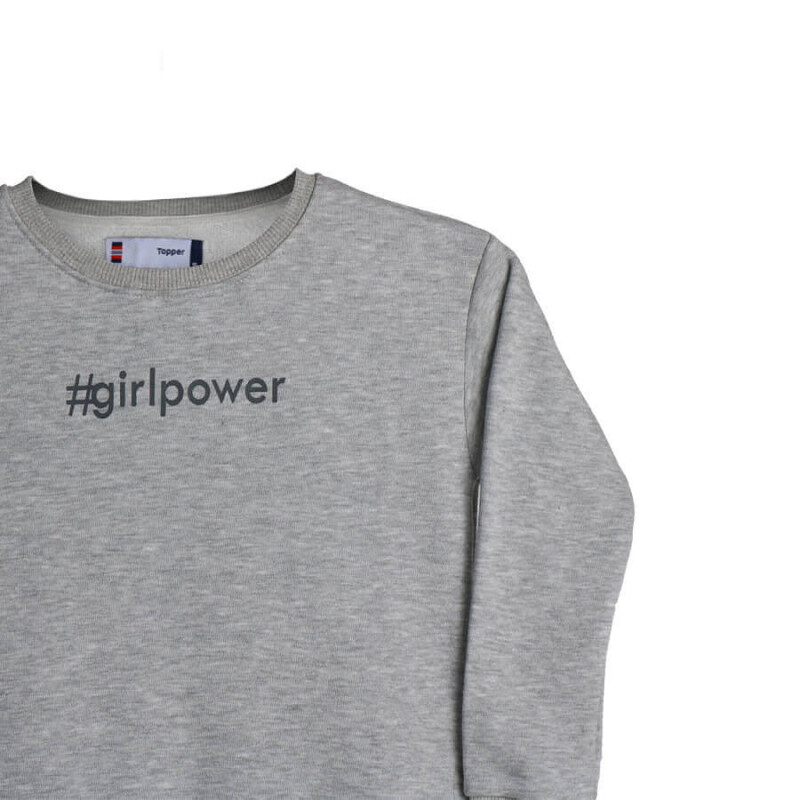 Buzo de Niños Topper Overzide Kids Gris