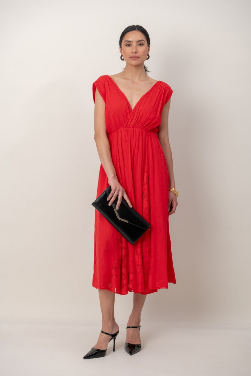 VESTIDO RITMO - Rojo 