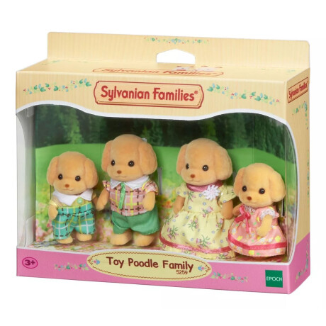 Sylvanian Families Familia Perros Perritos Poodle 5259 Sylvanian Families Familia Perros Perritos Poodle 5259