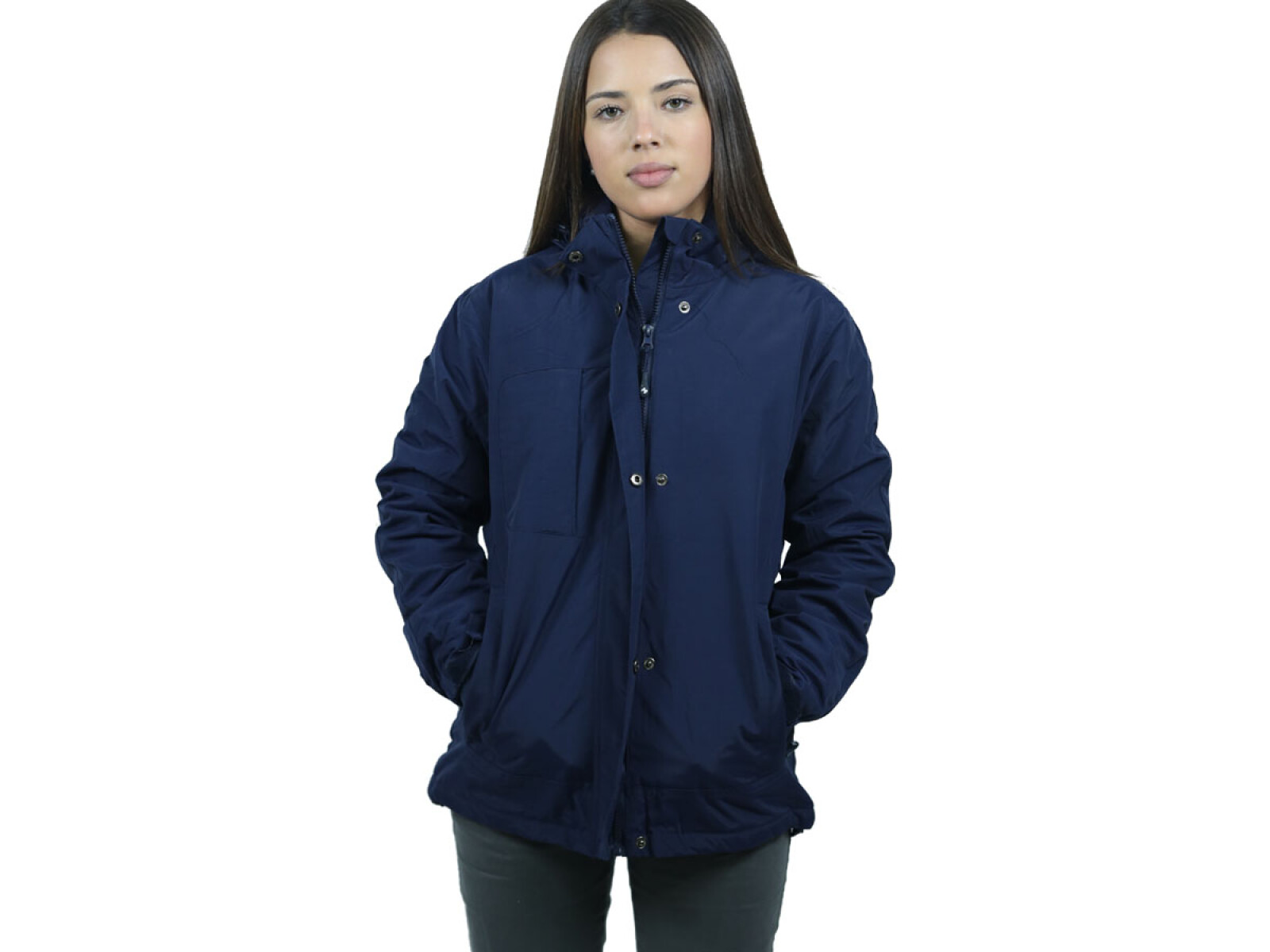 Campera Deluxe Dama - Azul marino 