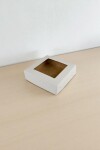 Caja flexi 53 13x13x4 con visor BLANCO