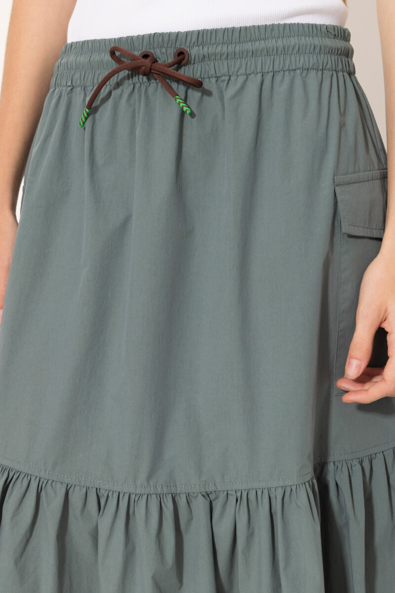 POLLERA JULIA Jungle Petrol