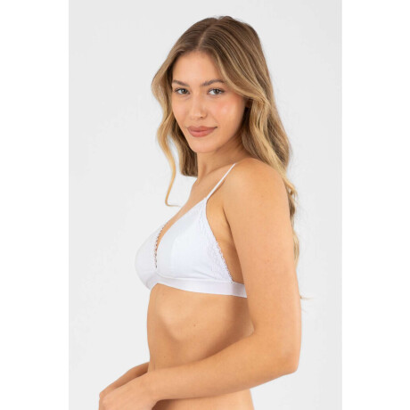 Bralet bloom Blanco