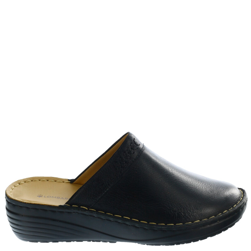 Zuecos de Mujer Lombardino Casual Negro