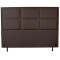 Cabecera Premium Swede Queen 158 x 127 cm Swede Chocolate