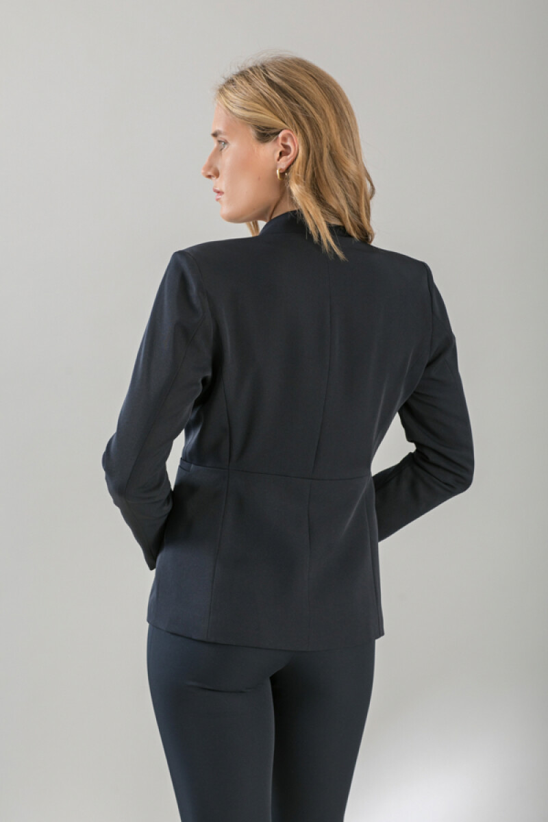 Saco Peplum. AZUL MARINO