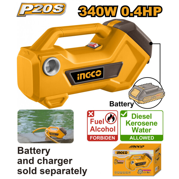 BOMBA 20V TRASIEGO LIQUIDOS P20S TPLI2001 BOMBA 20V TRASIEGO LIQUIDOS P20S TPLI2001