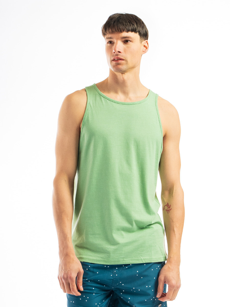 Musculosa Lisa BGDH MB-23 - Musgo Melange 