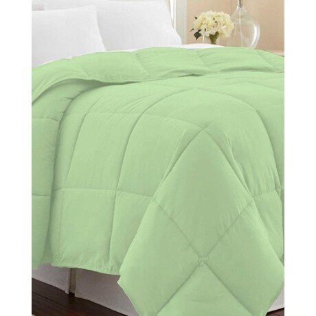 Acolchado de plumas Dohler Home Class 240x260cm Verde Liso