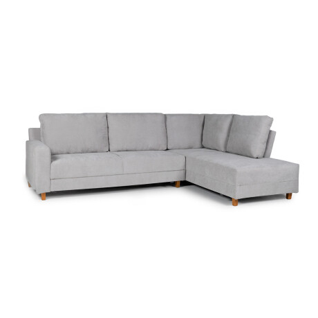 Rinconera Avero - Tela Microfibra - Chaise derecho Berlin 05 (Ceniza)