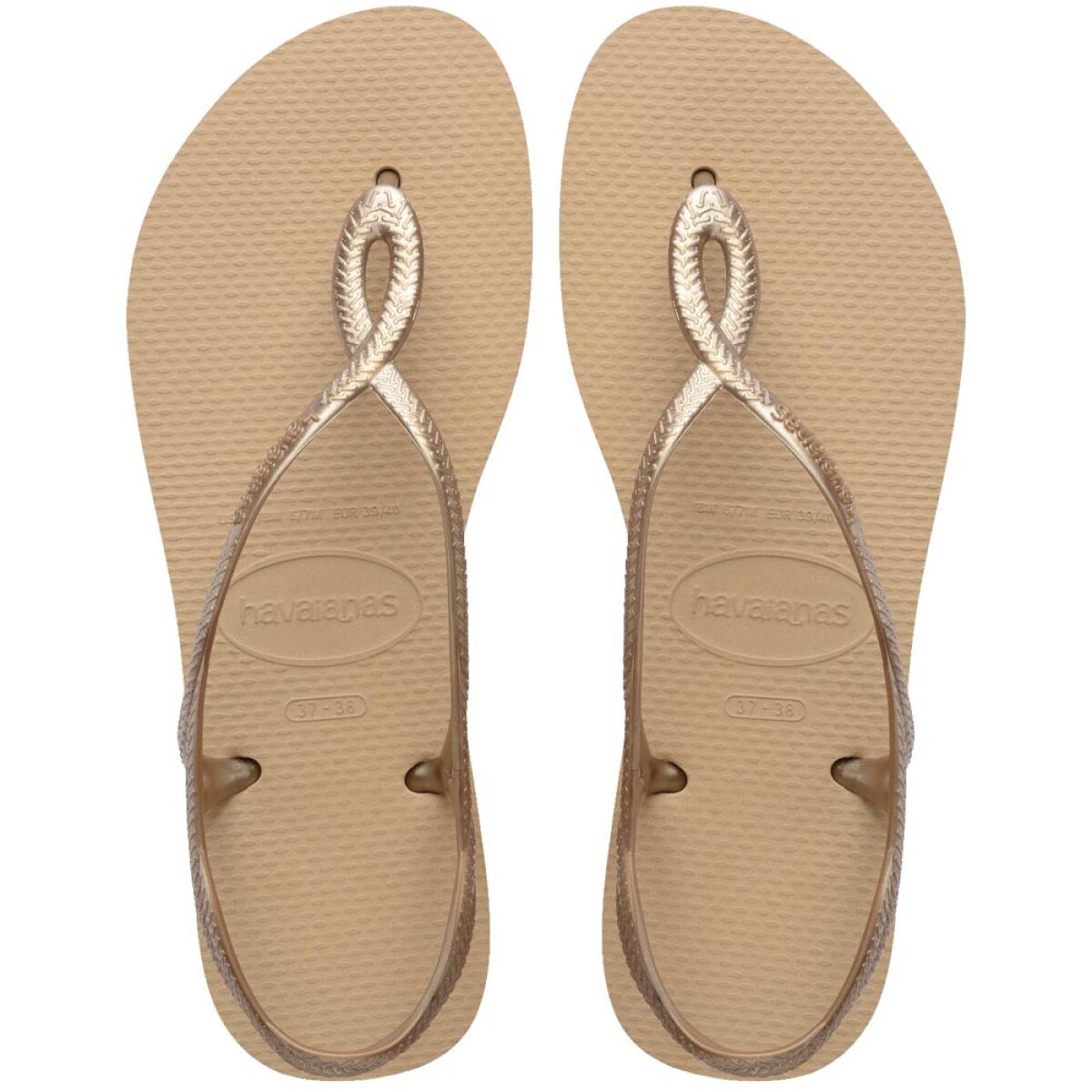 Sandalias Havaianas Luna FC Mujer - Gris Arena 