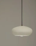 Lámpara de techo Inda de metal con acabado blanco Ø 30 cm