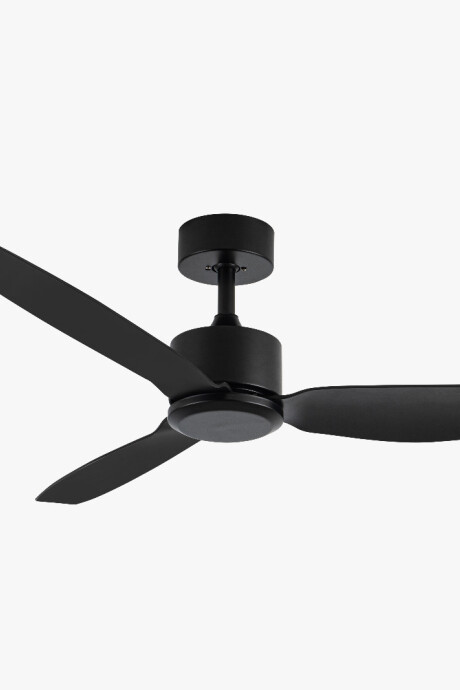 Ventilador De Techo 52 Abs Sin luz Negro