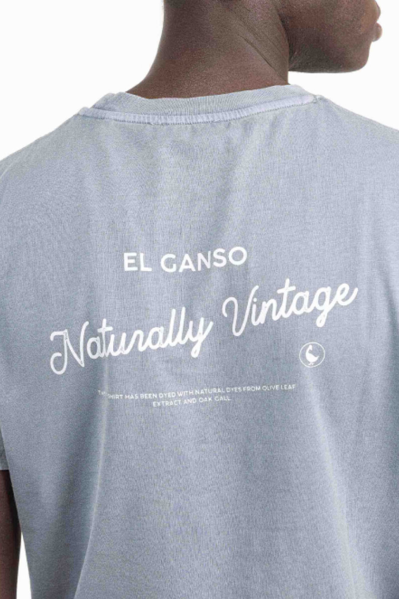 Camiseta Tinte Natural Gris