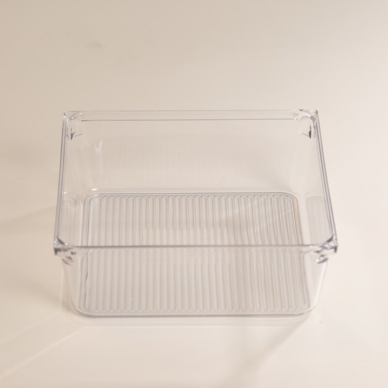 CAJA DE ALMACENAMIENTO CRISTAL TRANSPARENTE-M CAJA DE ALMACENAMIENTO CRISTAL TRANSPARENTE-M