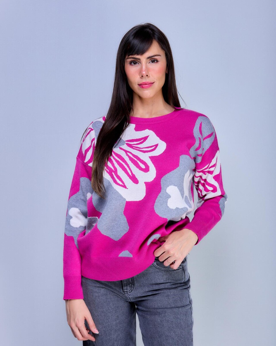 Sweater Uma - Fucsia 