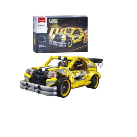 Juego Bloques de Construcción Sluban Sport Car AMARILLO