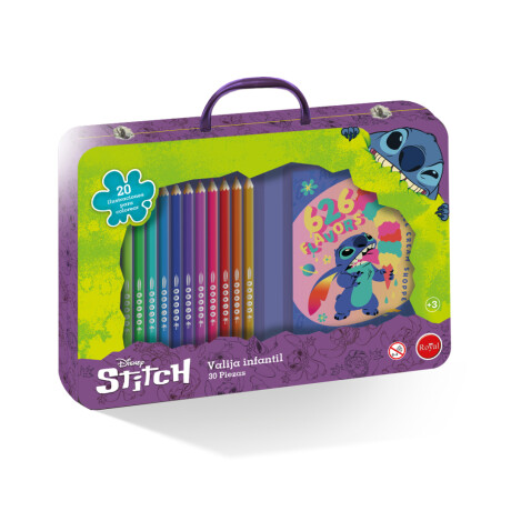 VALIJA INFANTIL DE METAL STITCH 001